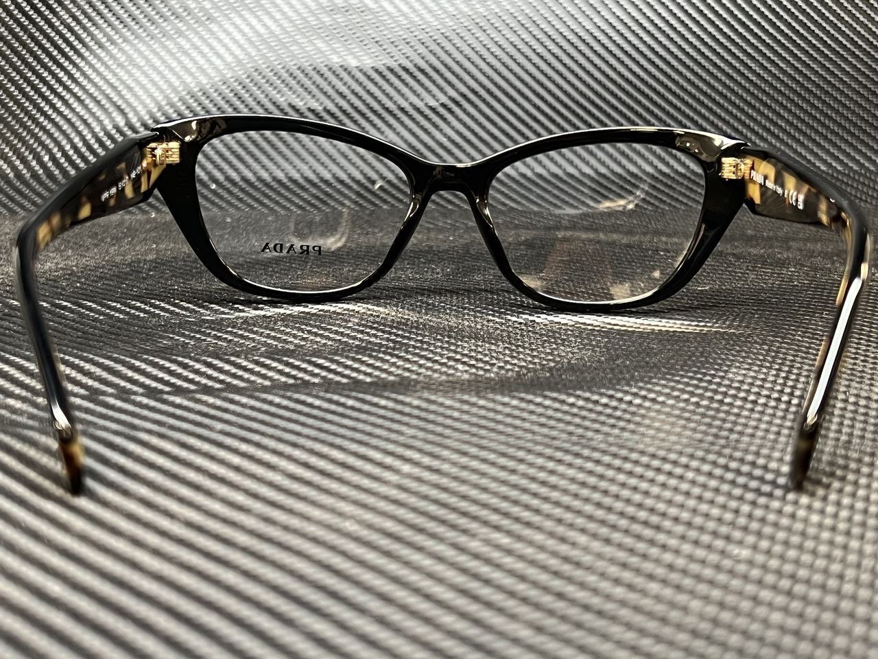 Prada Pr 19Wv 1Ab1O1 Black Cat Eye 53 Mm Women'S