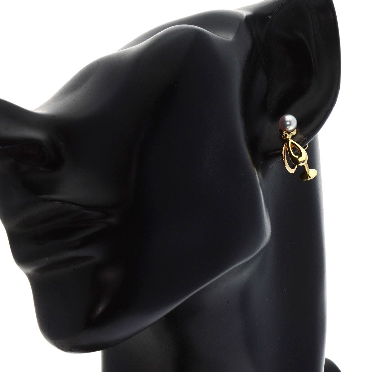 Mikimoto Earring Pearl Pearl K18 Yellow Gold