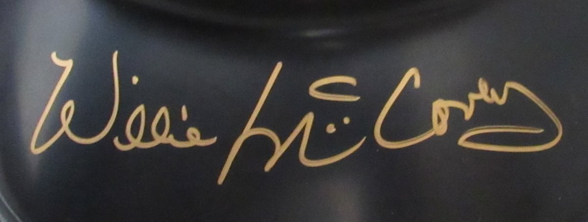 Willie Mccovey Hof Signed Full Size Authentic