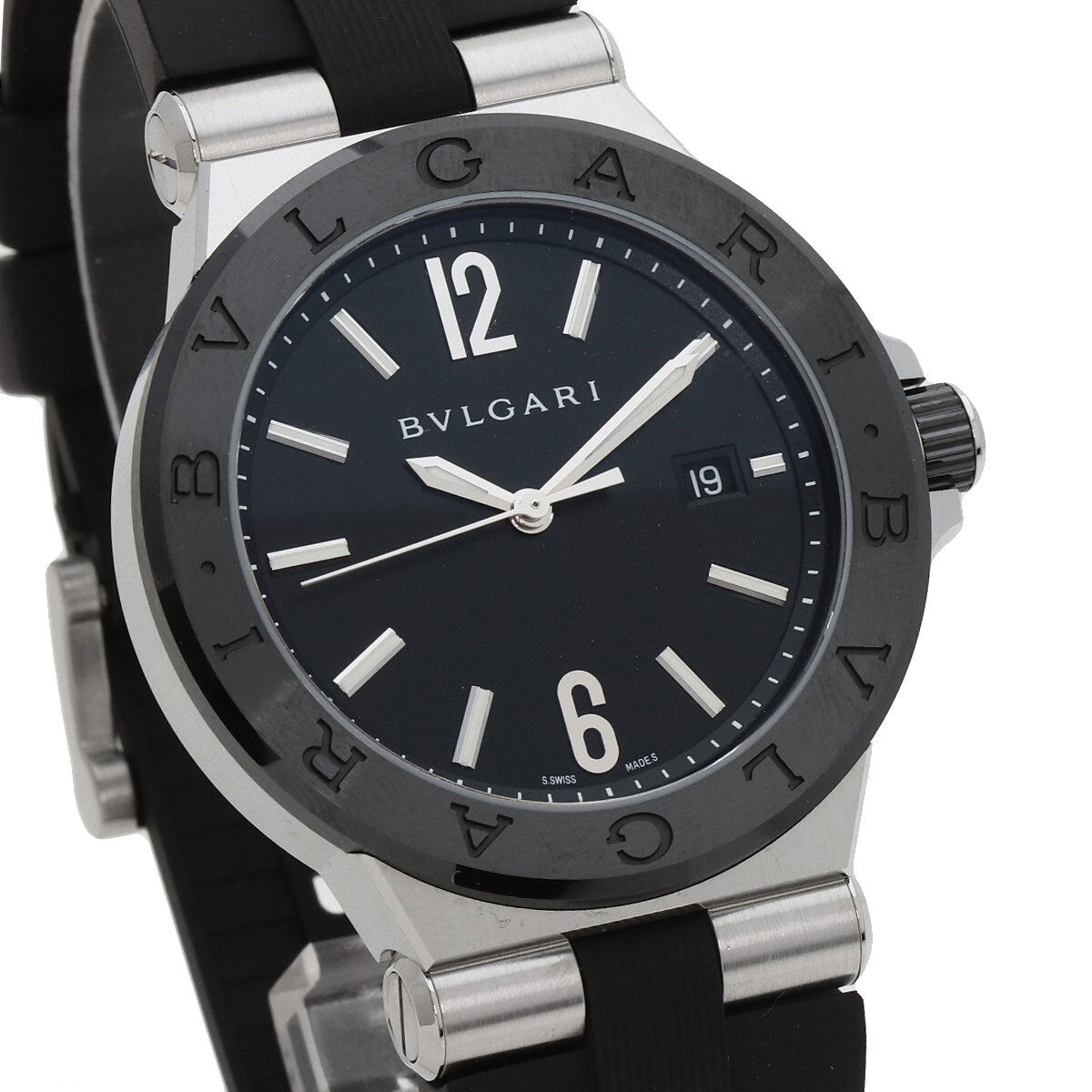 Bvlgari Diagono Ceramic Watches Dg42Sc Stainless