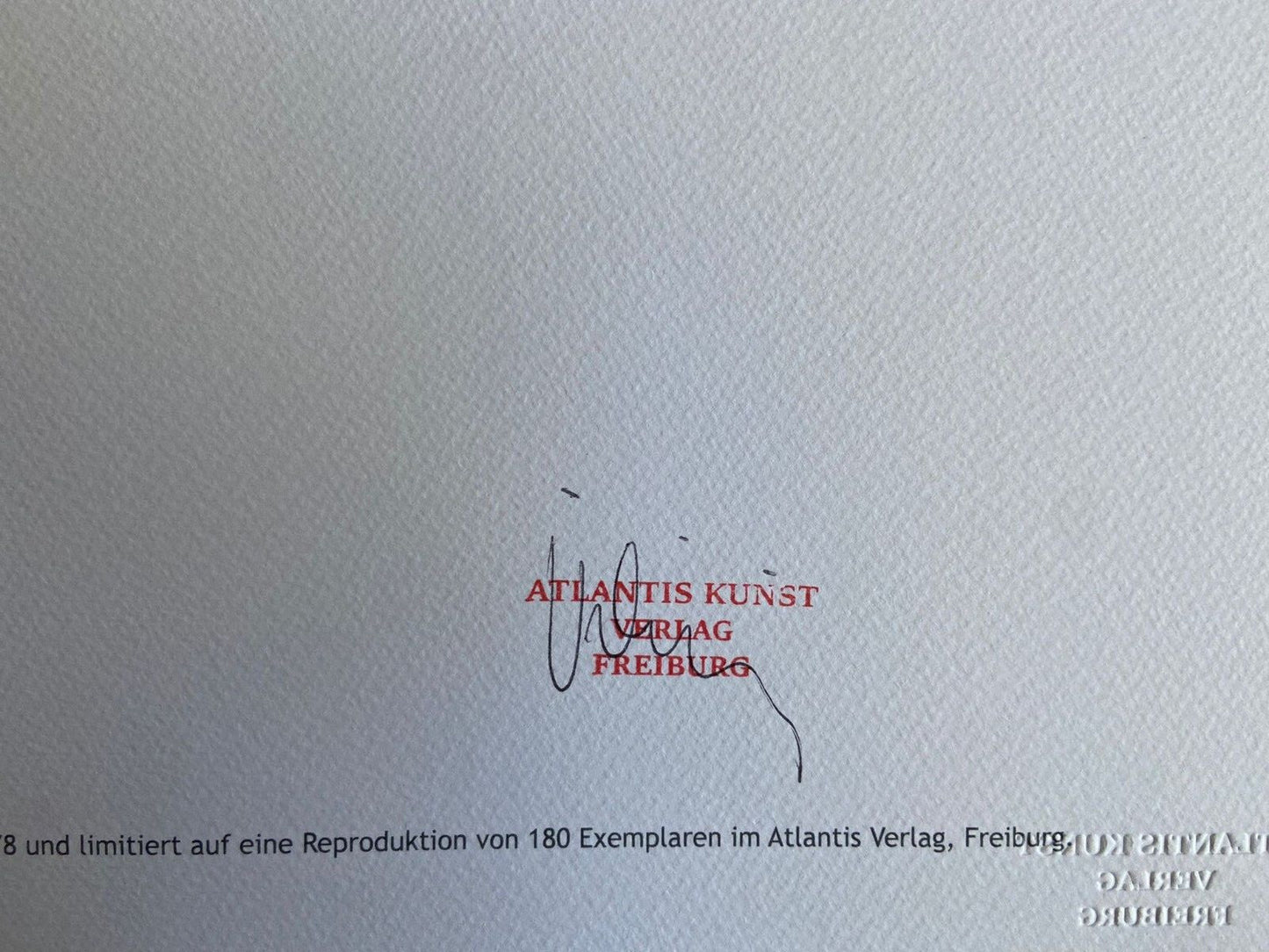 Josef Albers Lithograph Coa Signed Numbered A