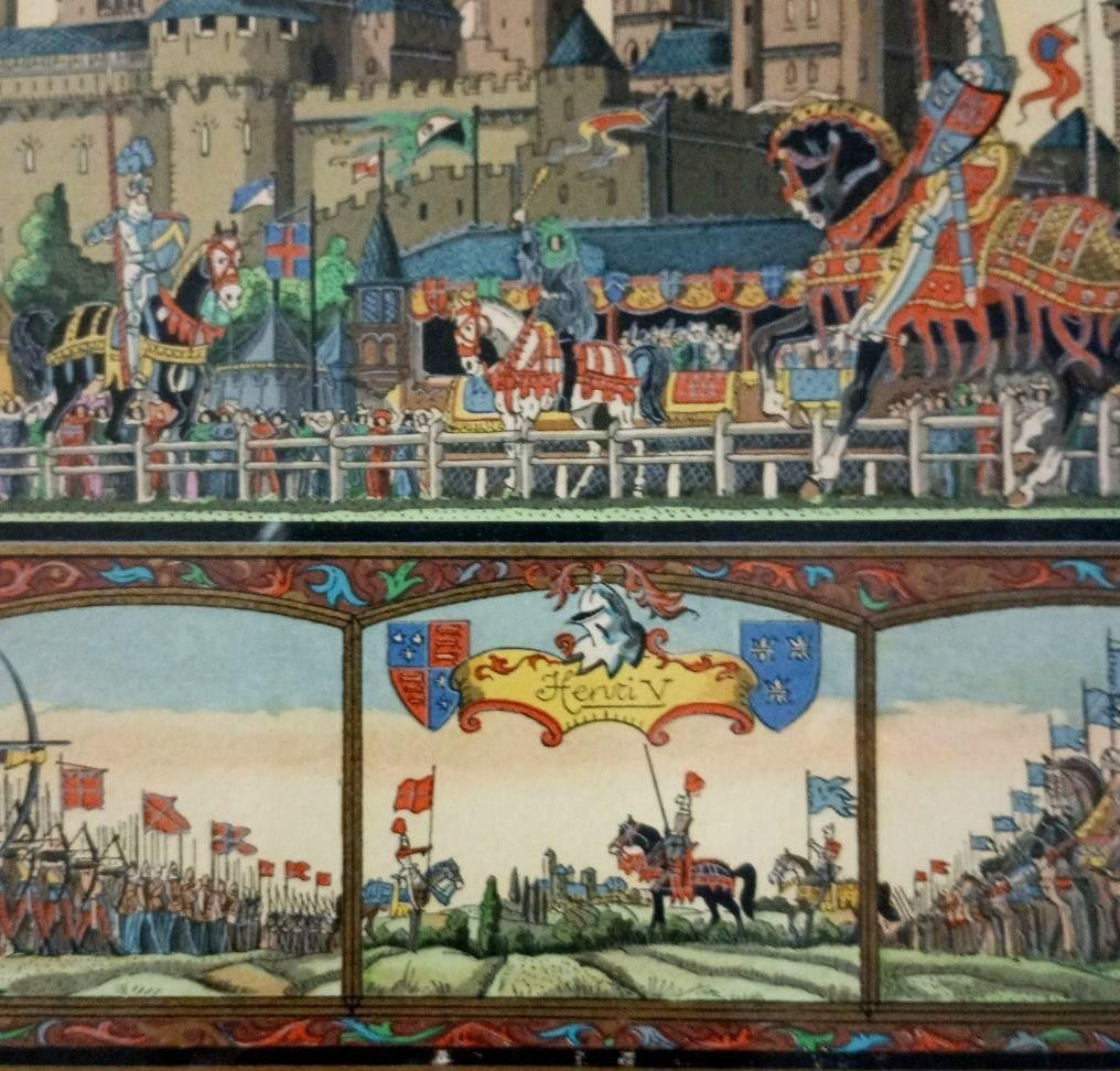 Jean Gradassi Signed Print Shakespeare Tournament