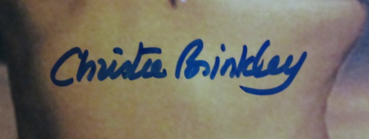 Christie Brinkley Autographed 16X20 1981 Sports