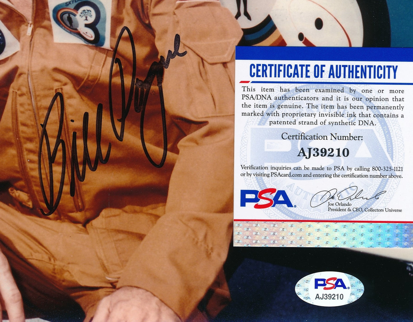 Bill Pogue Nasa Skylab Signed/Autographed 8X10 Photo Psa/Dna 164266