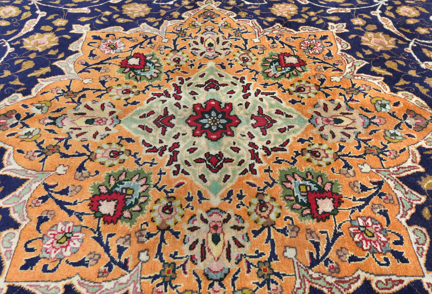 Vintage Handmade Oriental Rug 10X13 Ft Classic