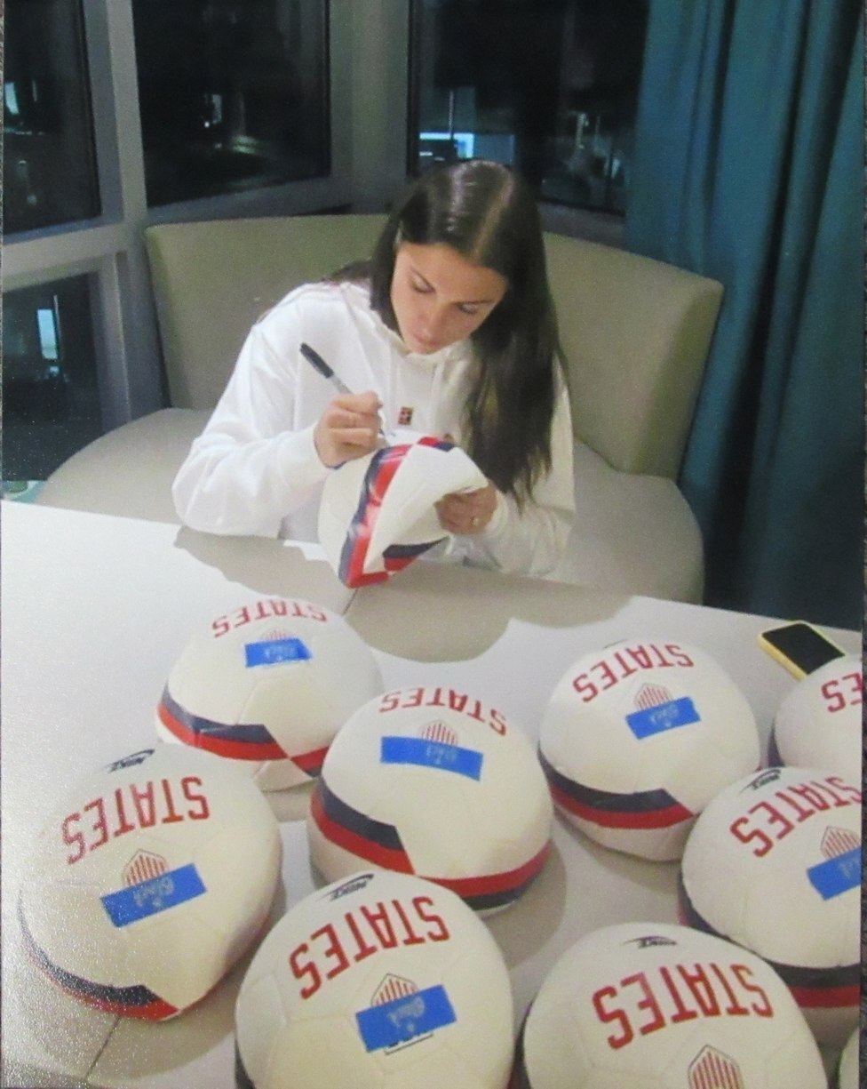Alex Morgan Autographed/Signed Nike Usa Soccer