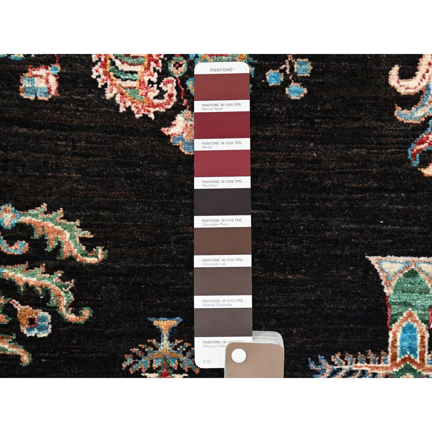 2'7"X8' Black Large Tribal Tree Design Afghan Sultani Oriental Runner Rug