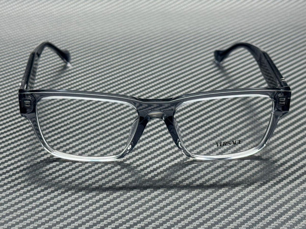 VERSACE VE3390U 5432 Grey Transparent Men's 56 mm Eyeglasses