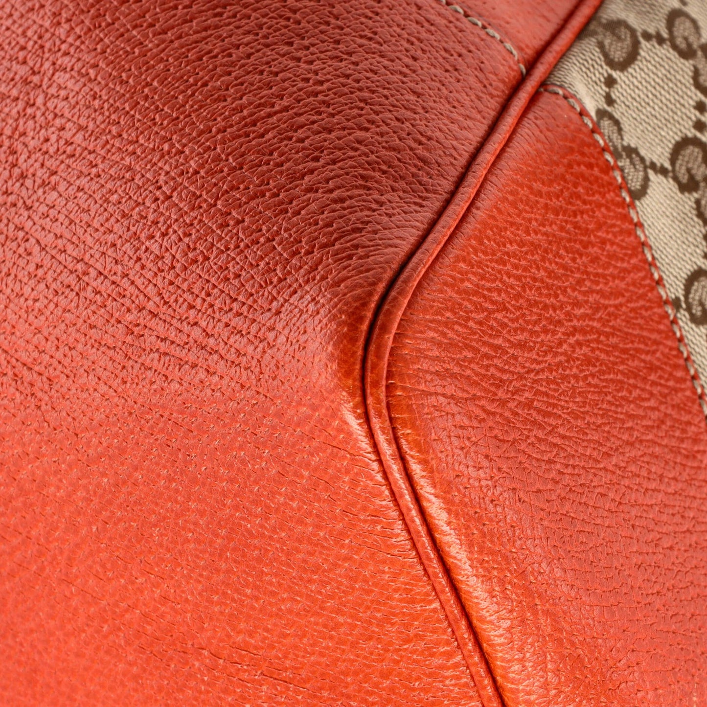 Gucci Bree Tote Gg Canvas With Leather Medium