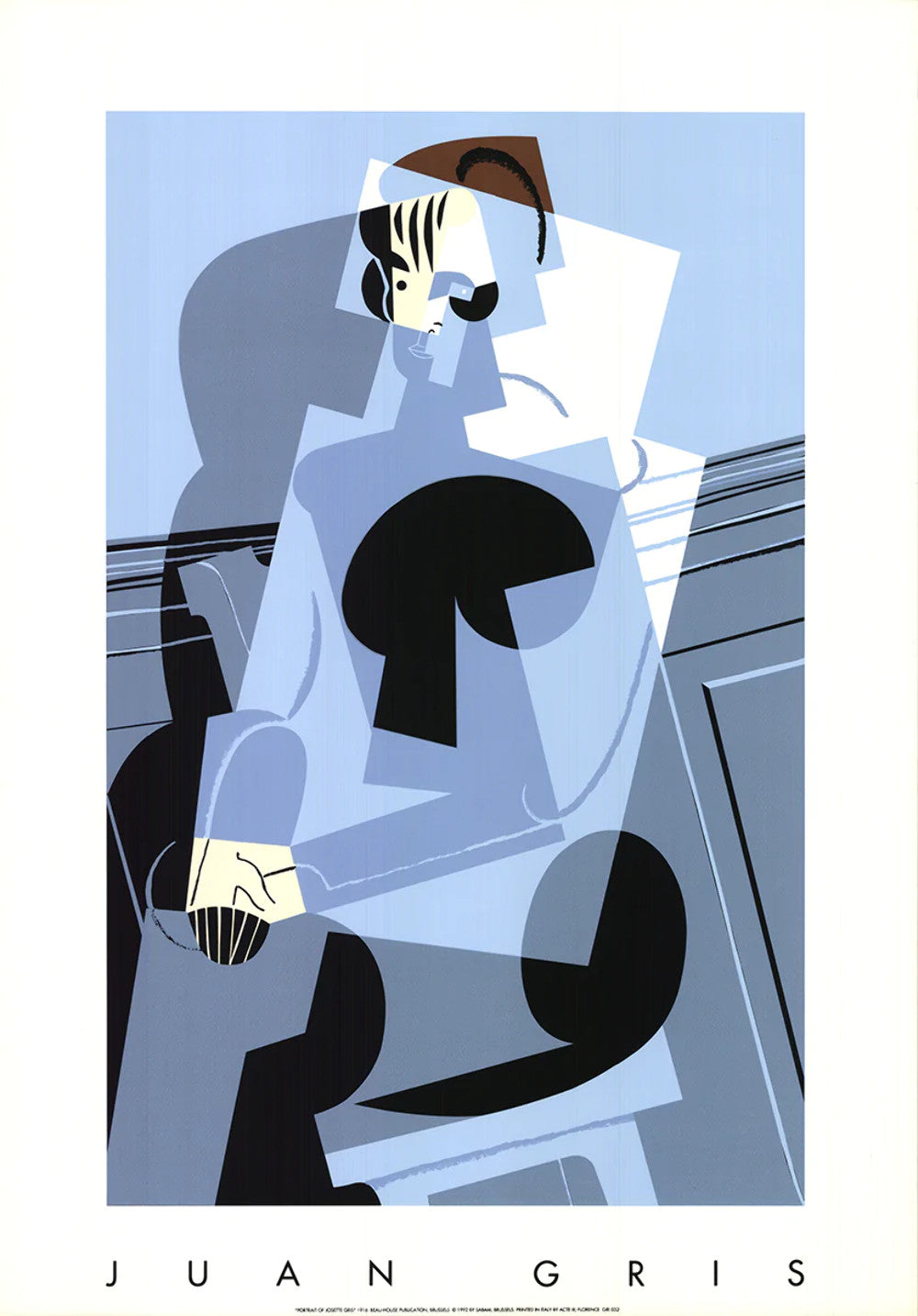 Juan Gris Portrait Of Josette Gris " Serigraph