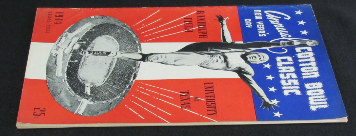 1944 Cotton Bowl Program - Longhorns Vs. Ramblers