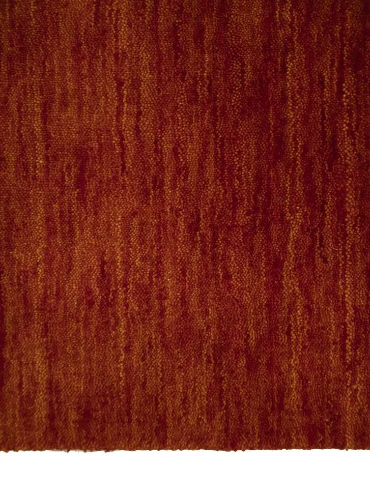 Contemporary Gabbeh Modern Rug Orange Tribal