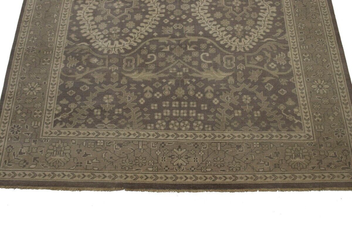 Handmade Extra Large Floral Oriental Rug Low Pile