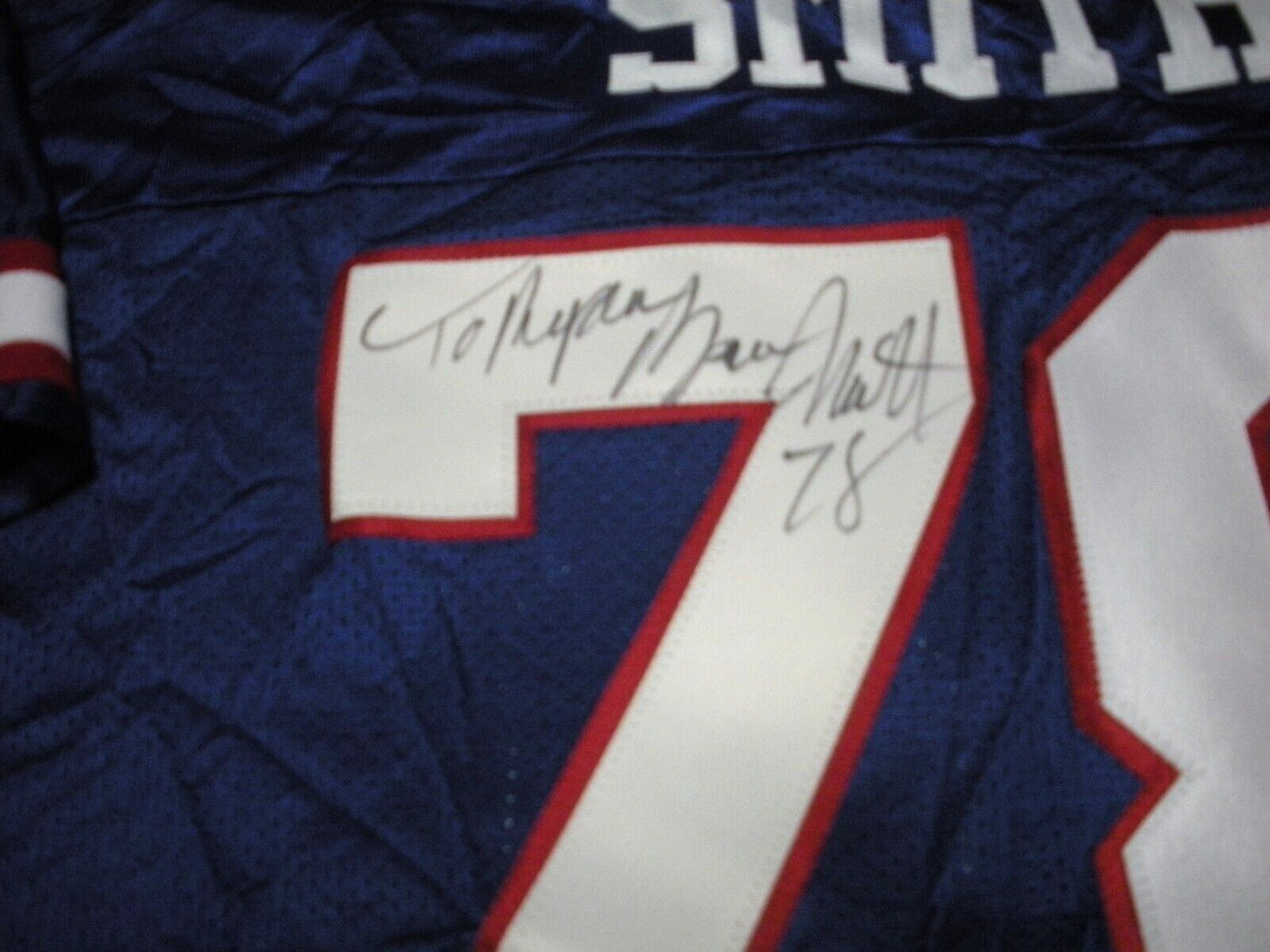 Bruce Smith Buffalo Bills Psa/Dna/Coa Signed