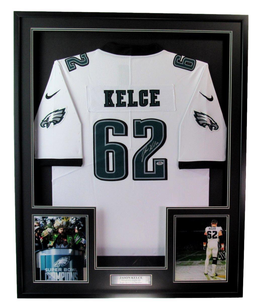 Jason Kelce Signed/Auto White Philadelphia Eagles