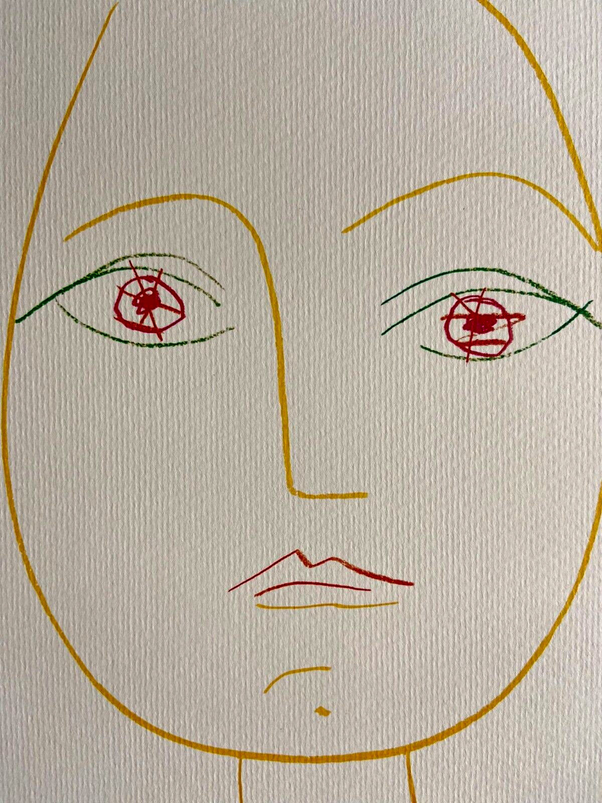 Pablo Picasso Lithograph Coa Signed In Pen