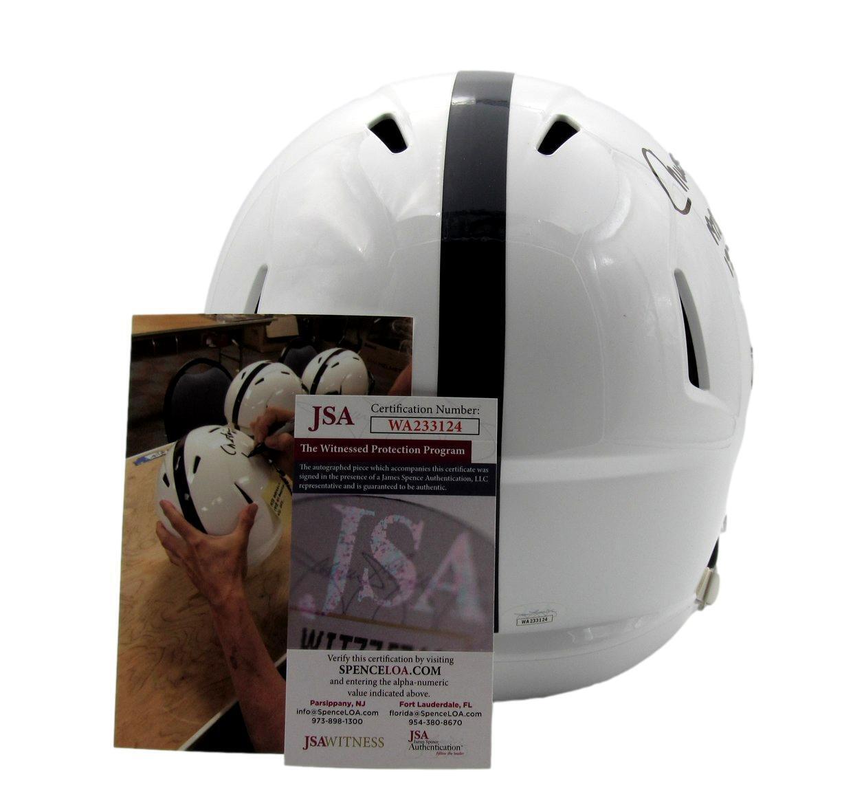 Chuck Fusina Autographed Full Size Speed Replica
