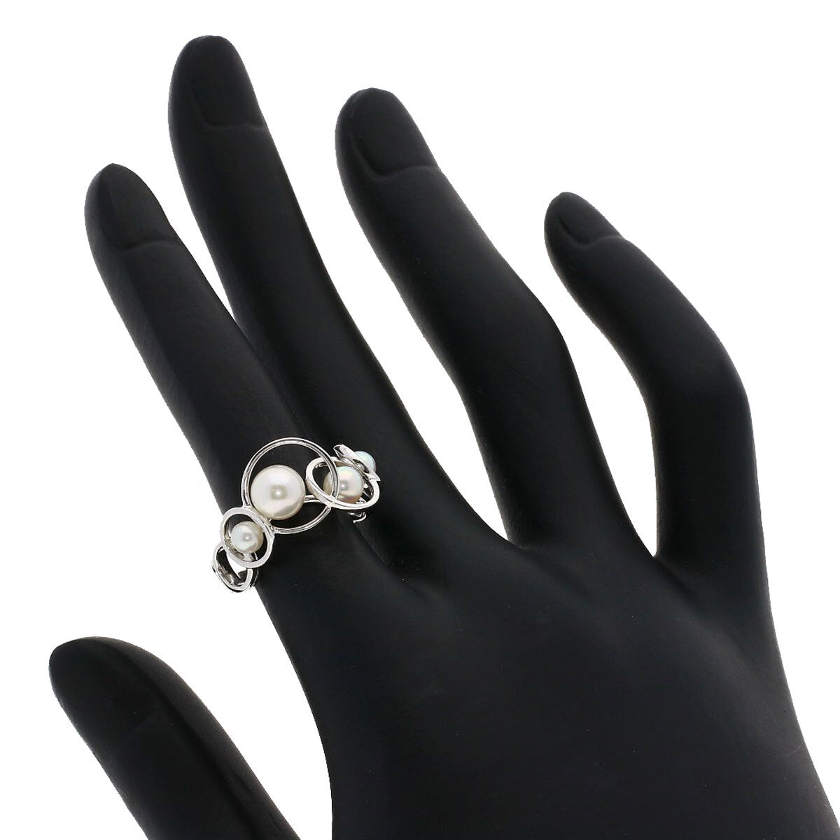 TASAKI Ring Enima Akoya Pearl K18 White Gold