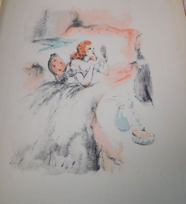 Louis Icart Destin De Femme 1945 Limited Ed125 Illustrated Lithographs Art Deco
