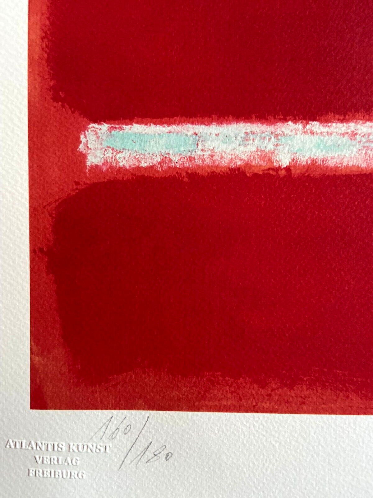 Mark Rothko Lithograph Coa Signed Op Numbered In