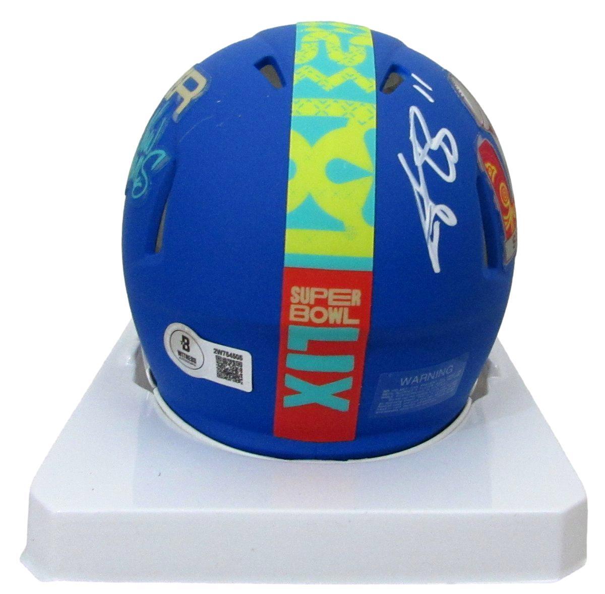 A.J. Brown Signed/Auto Mini Sb Lix Blue Football