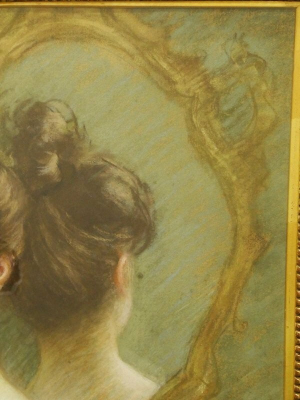 Esther Huillard (France 19C) Original Pastel