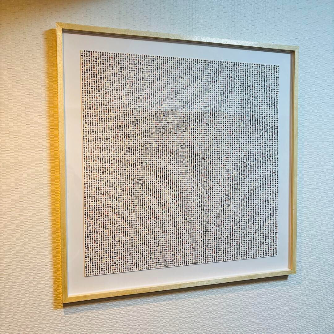 Cryptopunks Limited Silk Screen (10,000 On-Chain) Framed New Avantarte