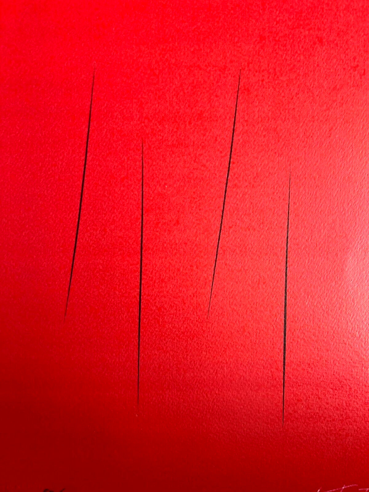 Lucio Fontana Lithograph