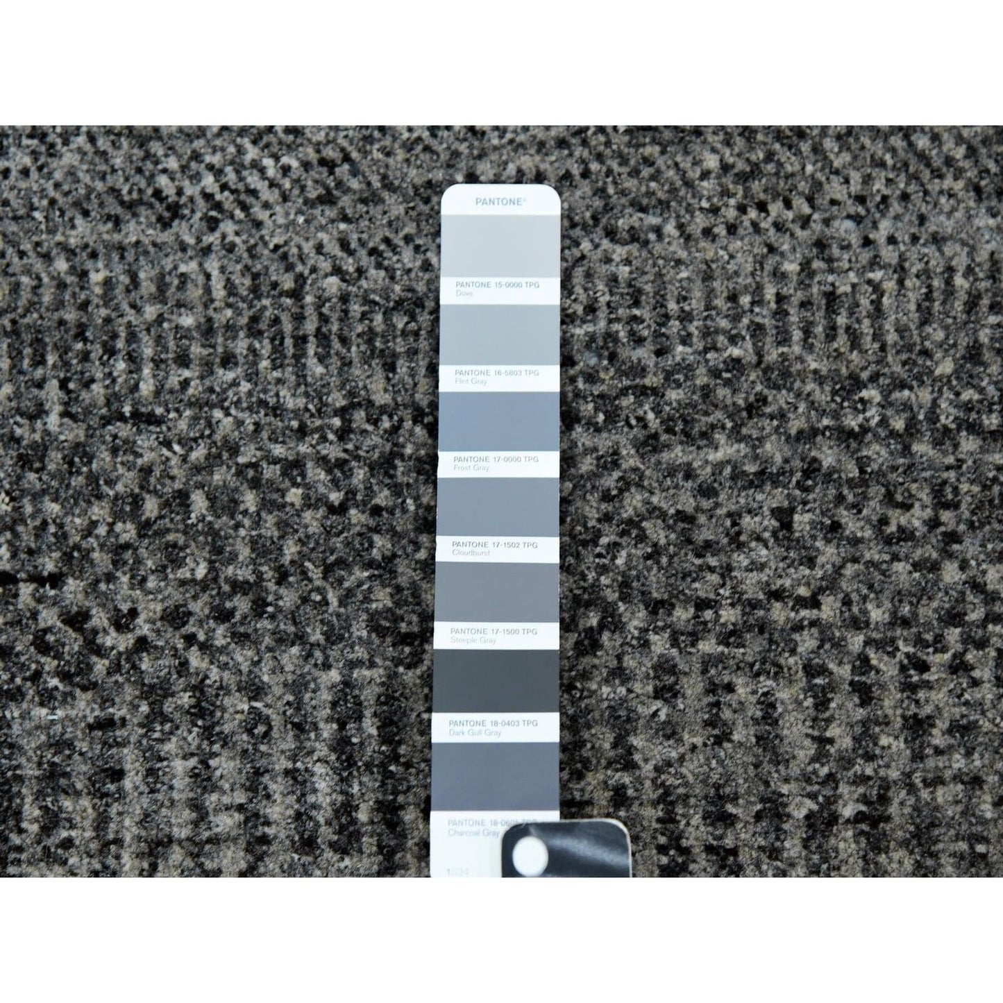 10'X10' Knitting Needles Gray Undyed Wool Hand Knotted Grass Round Rug