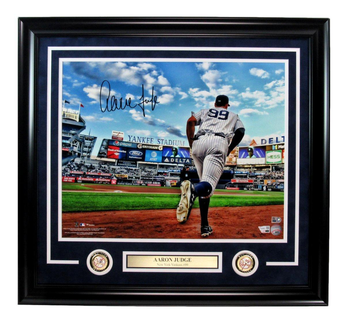 Aaron Judge Autographed 16X20 Photo New York Yankees Framed Fanatics186287