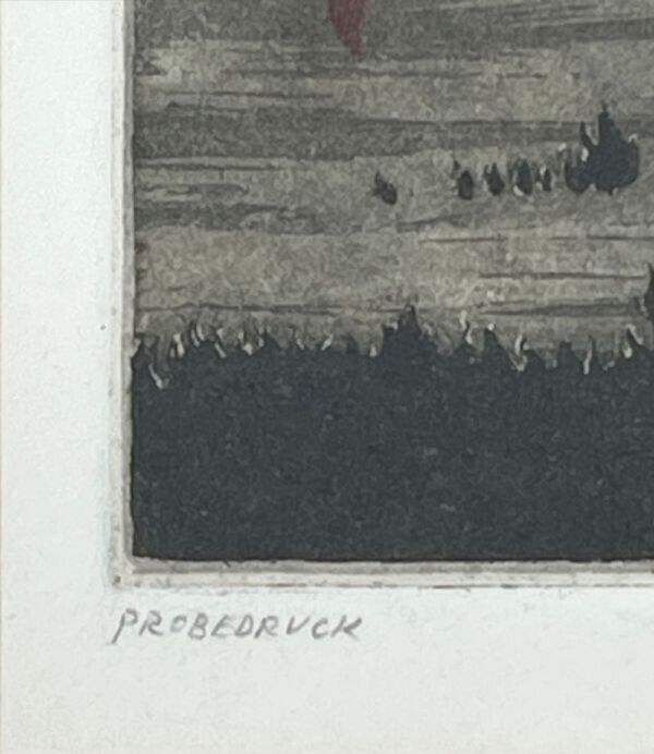 Ernst Steiner (1935) Original Etching Print