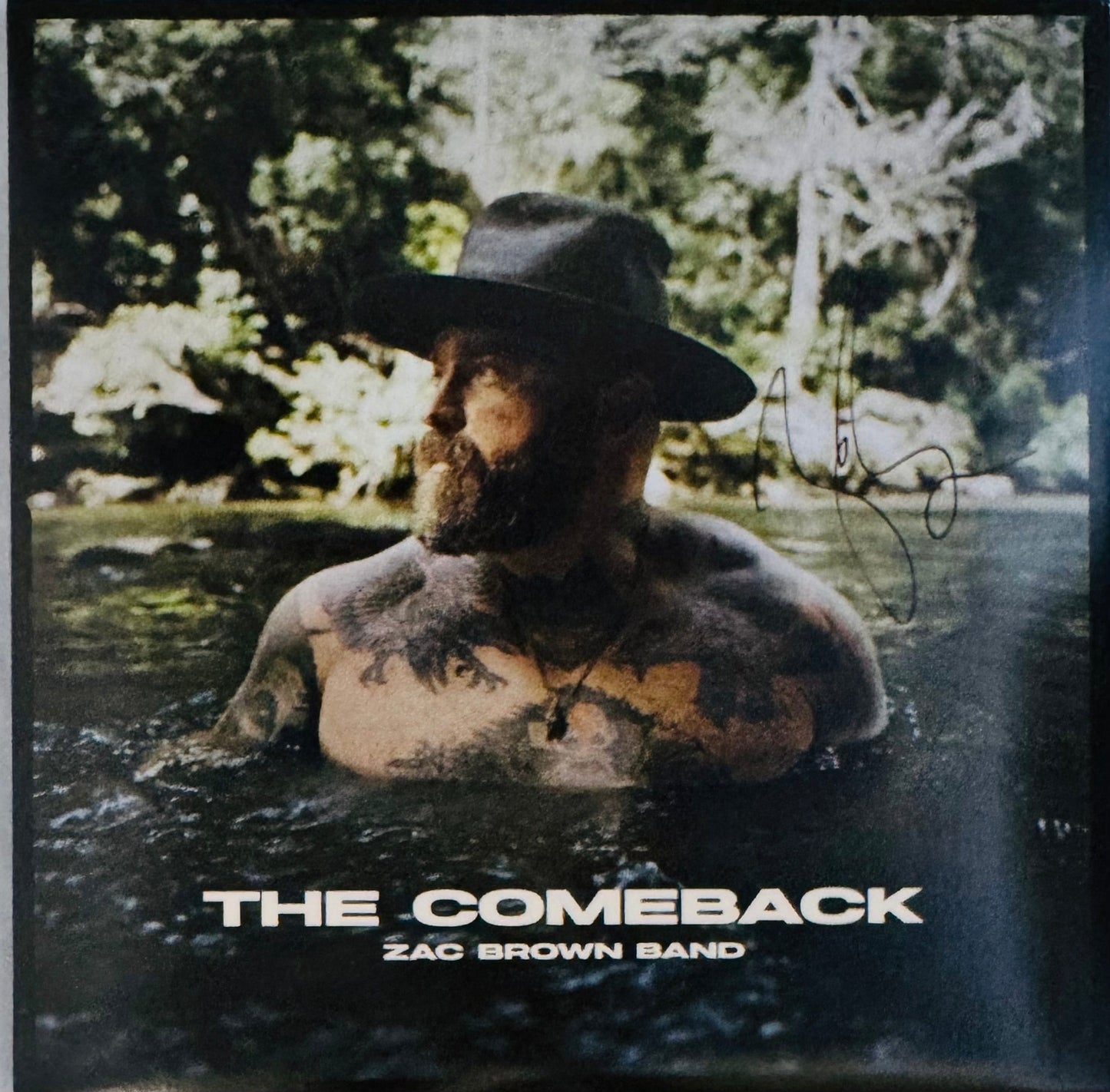 Zac Brown Autographed The Comeback Record Album
