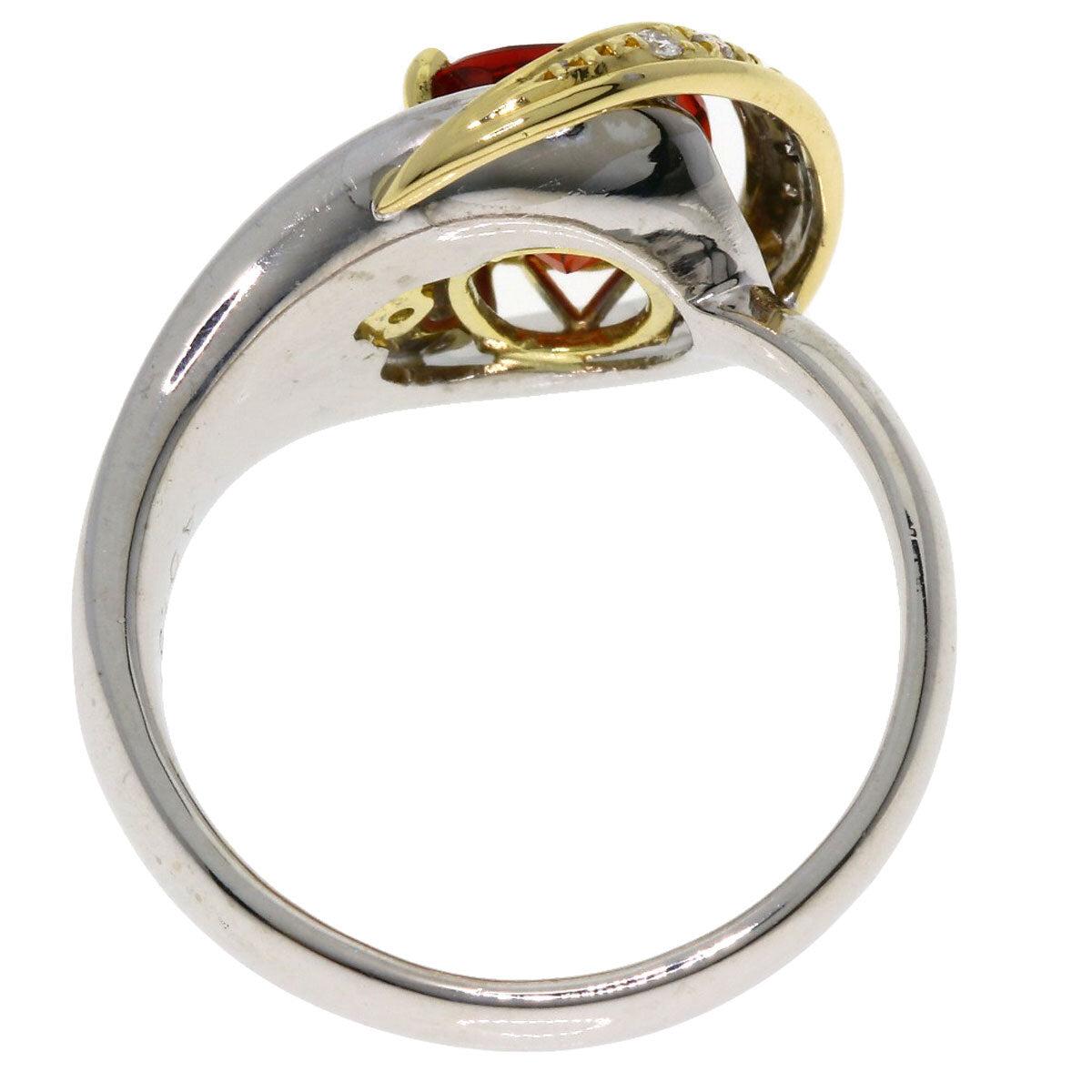 1.51Ct Andesin Diamond Ring K18 White Gold 18K