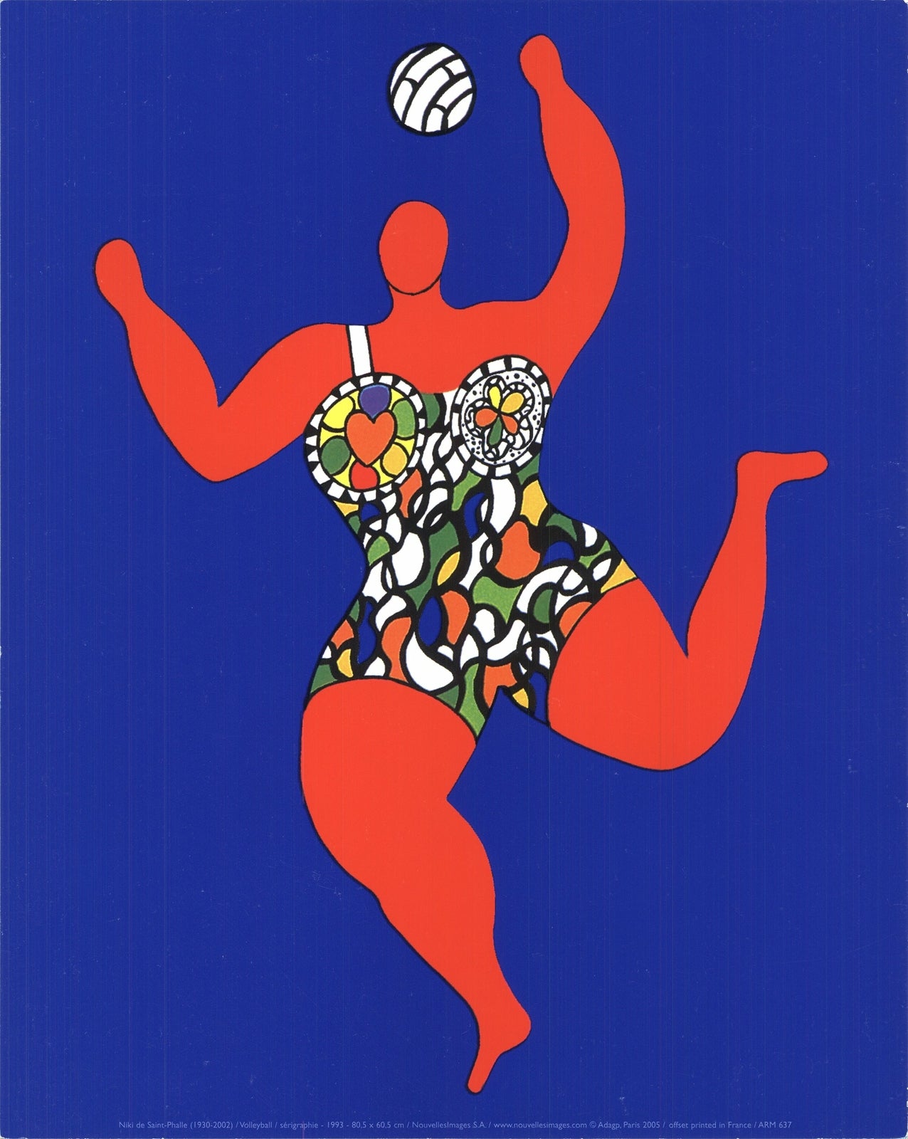 Niki De Saint Phalle Volleyball " Poster Modernism