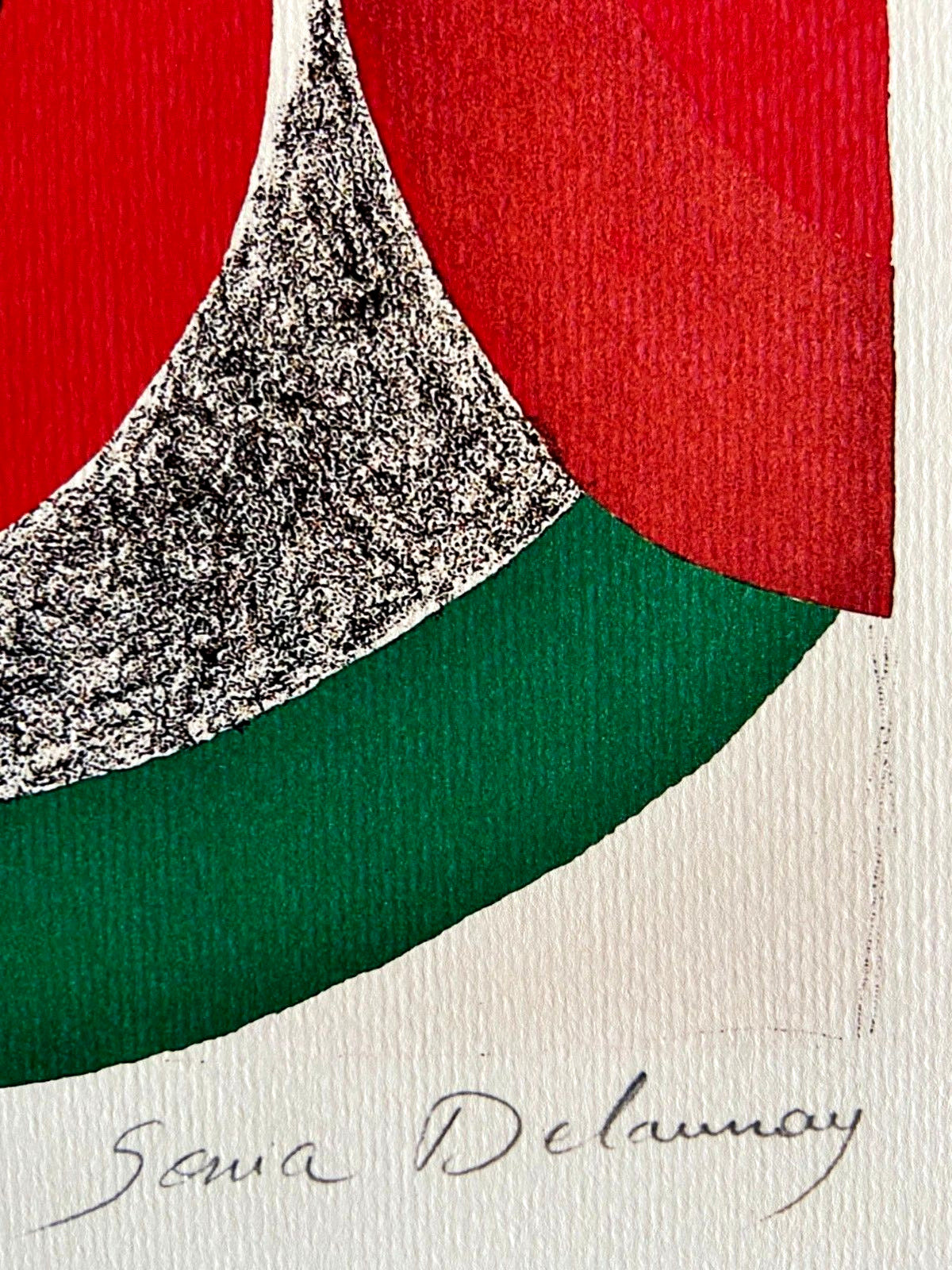 Sonia Delaunay Lithograph Coa Signed Op Numbered