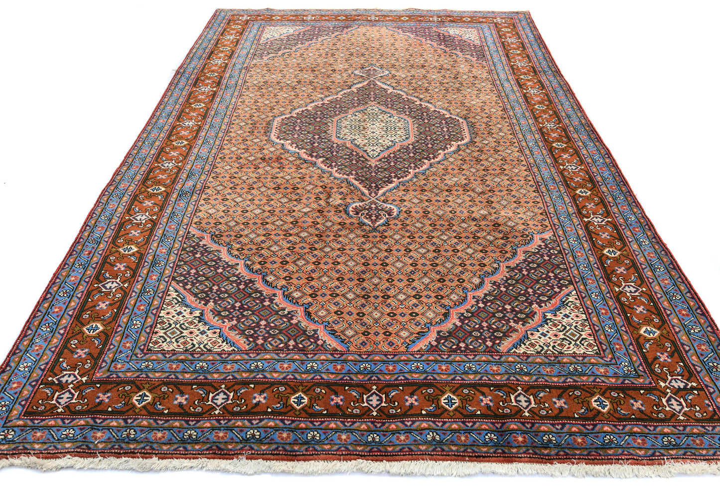 Handmade Tribal Geometric Vintage Oriental Rug