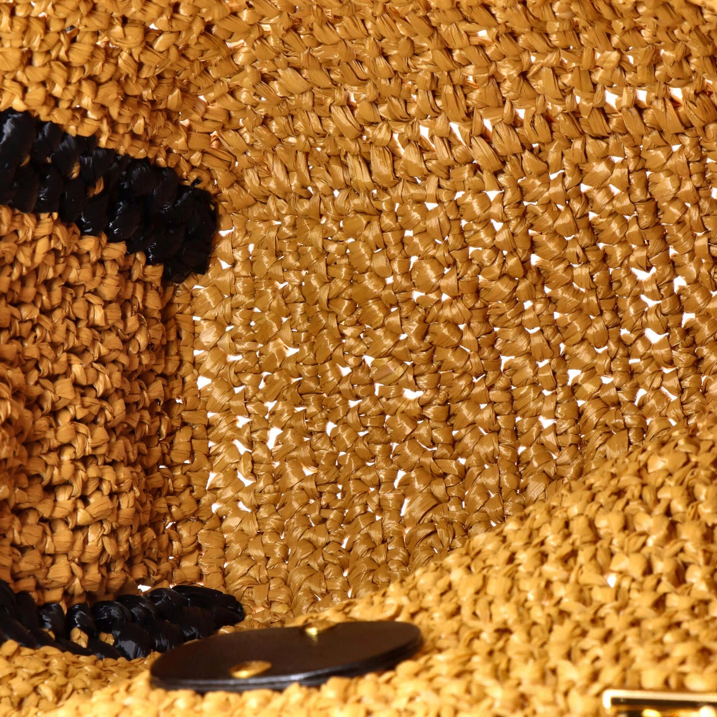 Gucci Gg Marmont Chain Tote Raffia Small