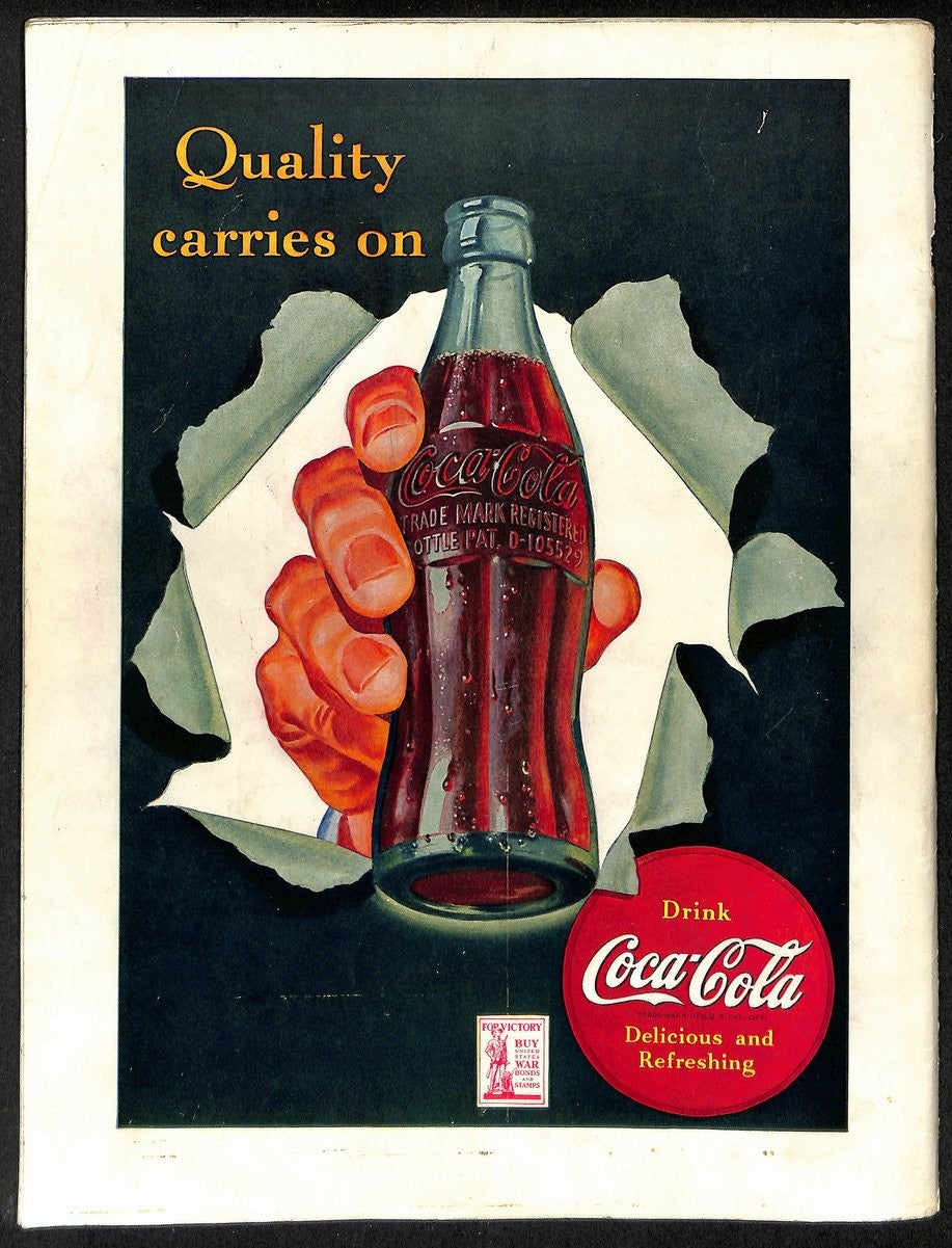 1943 Georgia Tech Vs Notre Dame Vintage College Football Program 196443