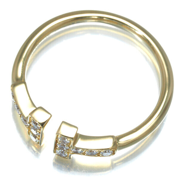Tiffany&Co. Ring Diamond Tiffany T Wire Us5 18K