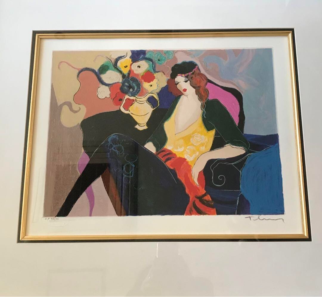 Itzchak Tarkay (Israel) Original Lithograph Print