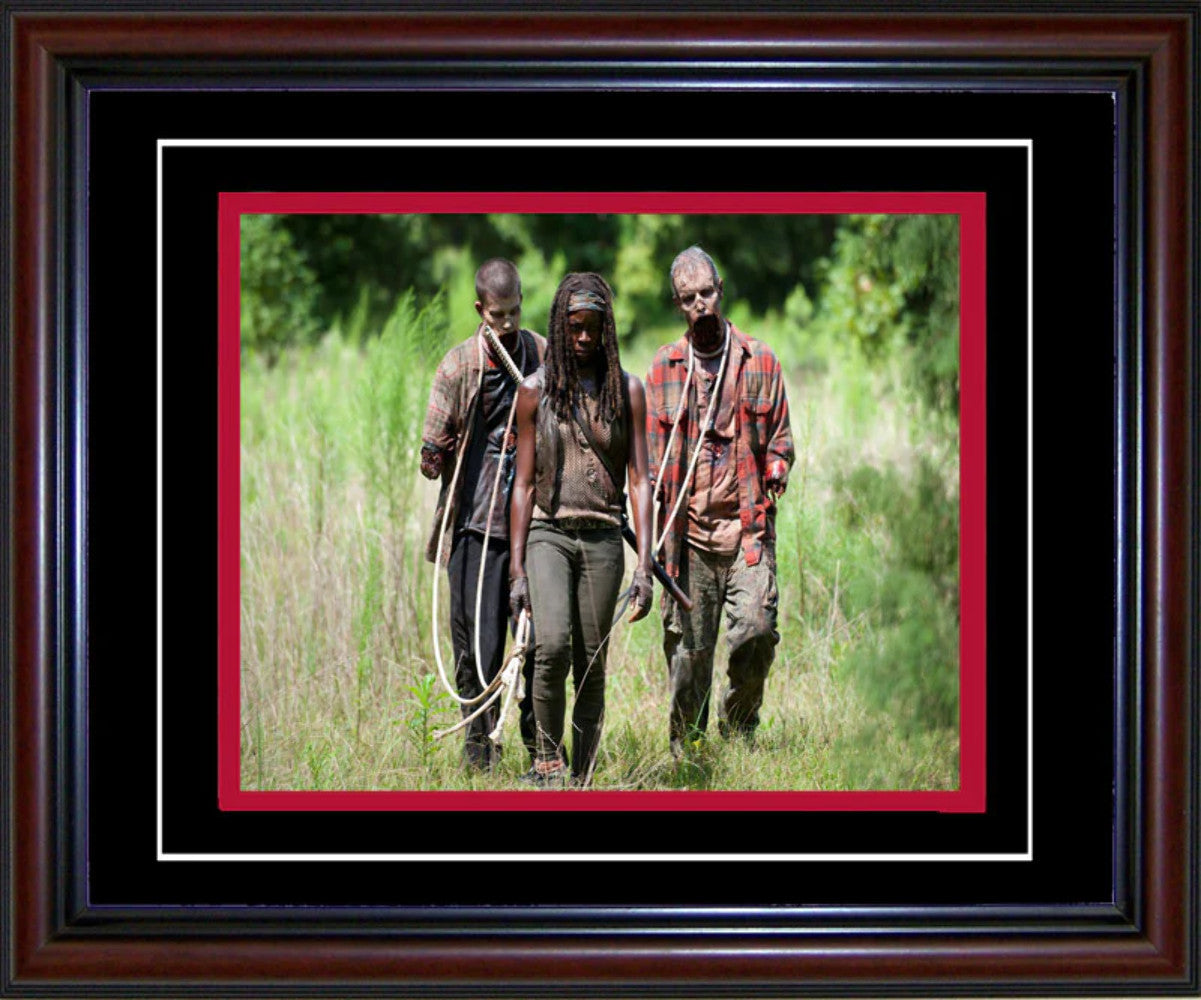 Danai Gurira Unsigned Framed Michonne Walking Dead 8X10 Photo