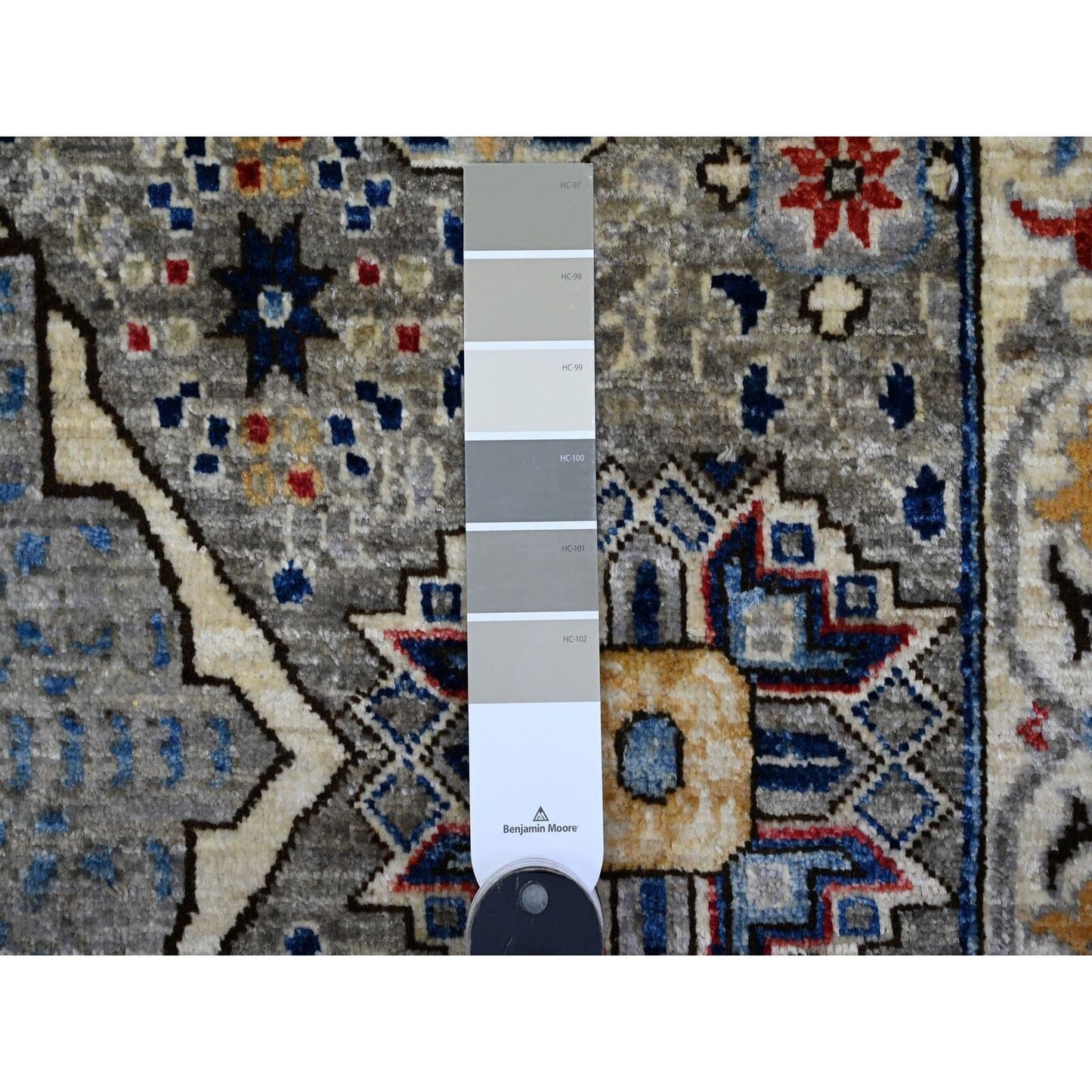 10'X14'3" Gray 14Th Century Mamluk Dynasty Hand Knotted Wool Oriental Rug