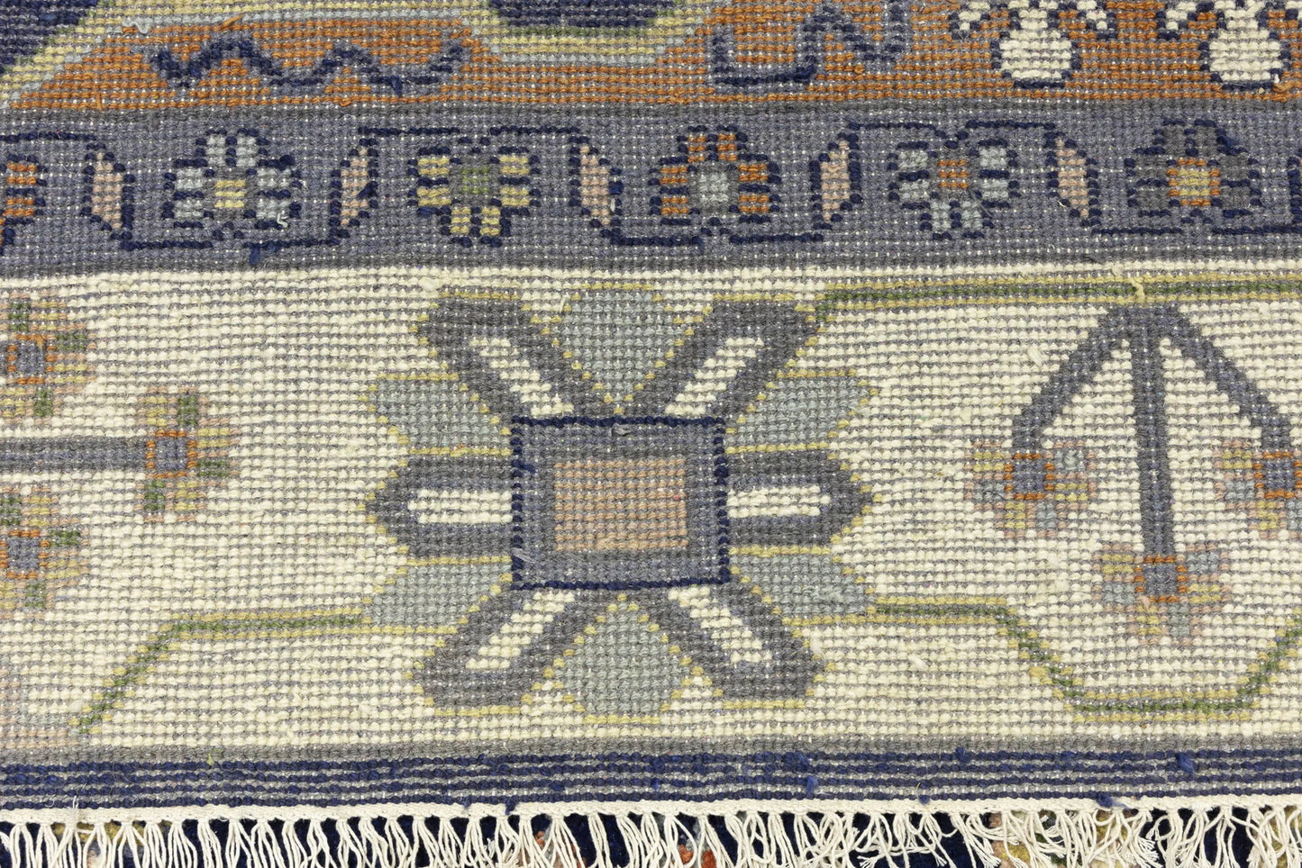 9X12 ft Navy Tribal Heriz Serapi Wool Oriental