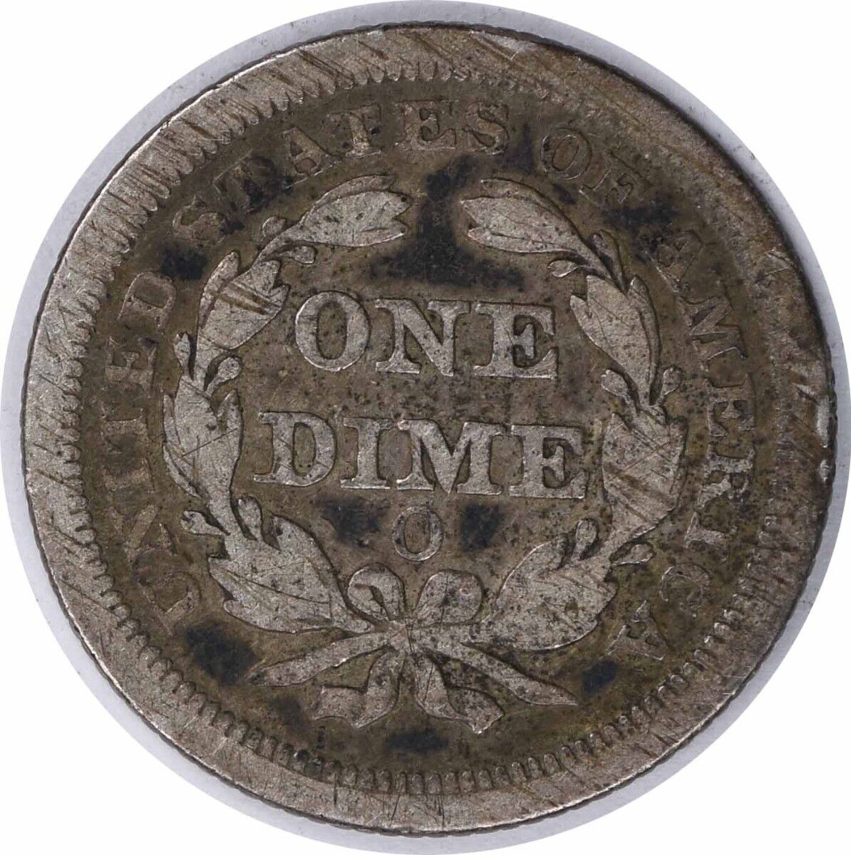 1852-O Liberty Seated Silver Dime VF Uncertified