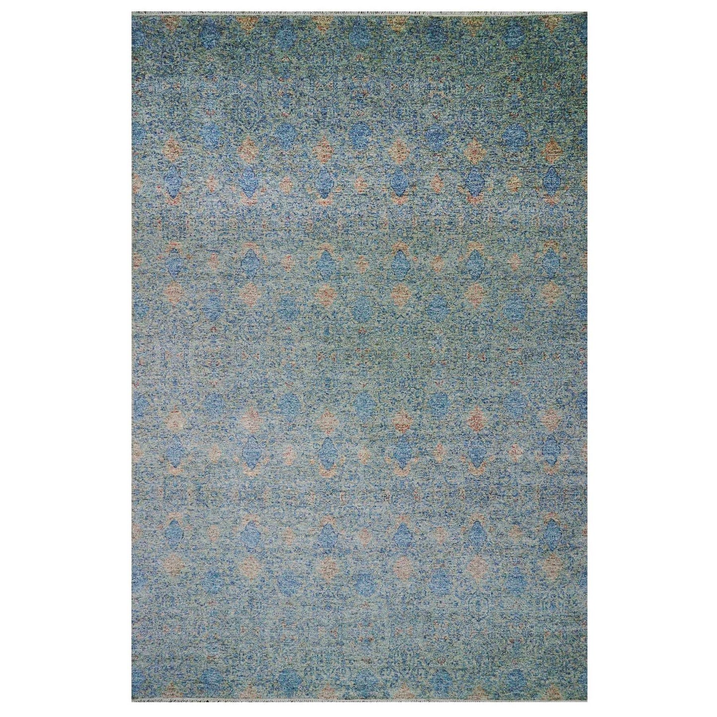 11'10"X17'10" Pure Wool Hand Knotted,Oversize Subtle Oriental
