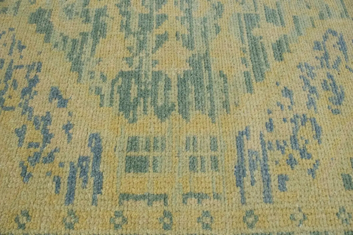 Muted Colors Transitional Floral Oriental Rug