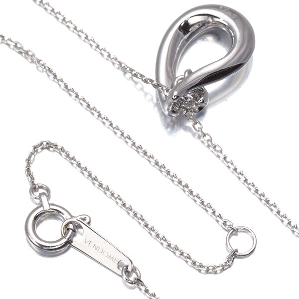 Vendome Necklace Diamond 0.10Ct Teardrop 18K 750