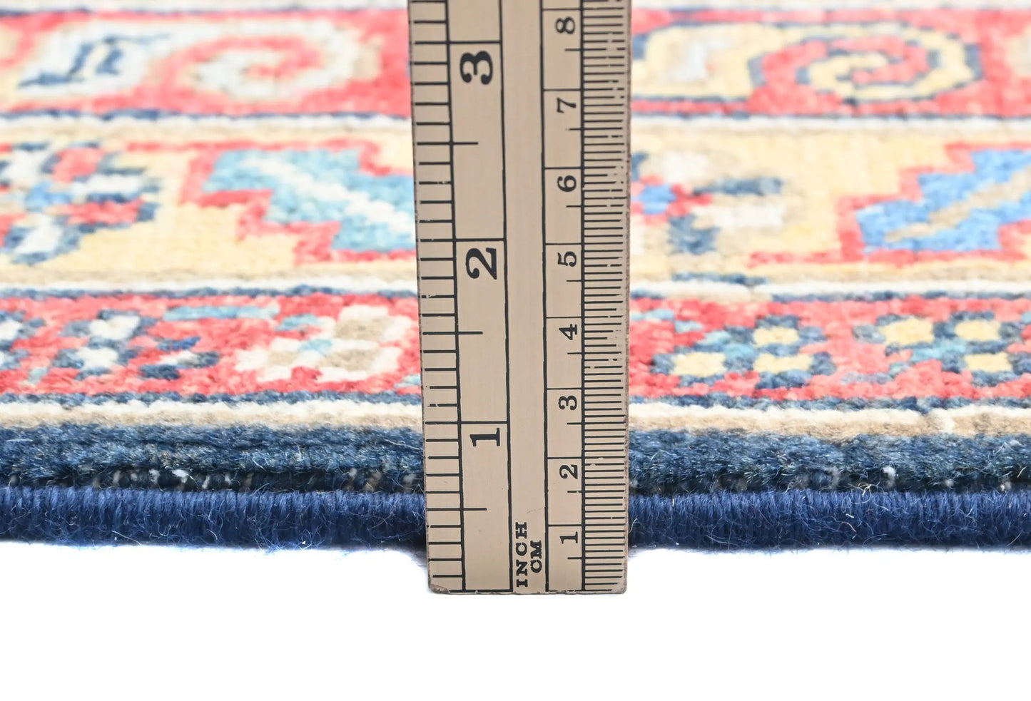 Handmade Kazak Oushak Oriental Rug 4X6 Ft Red