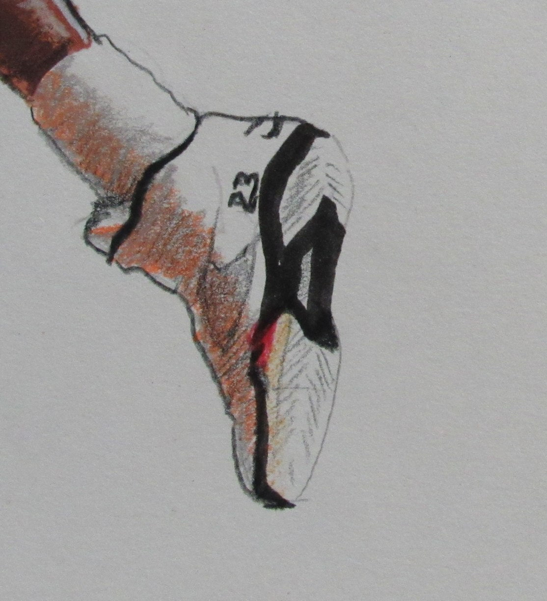 Michael Jordan Original Mixed Media Painting
