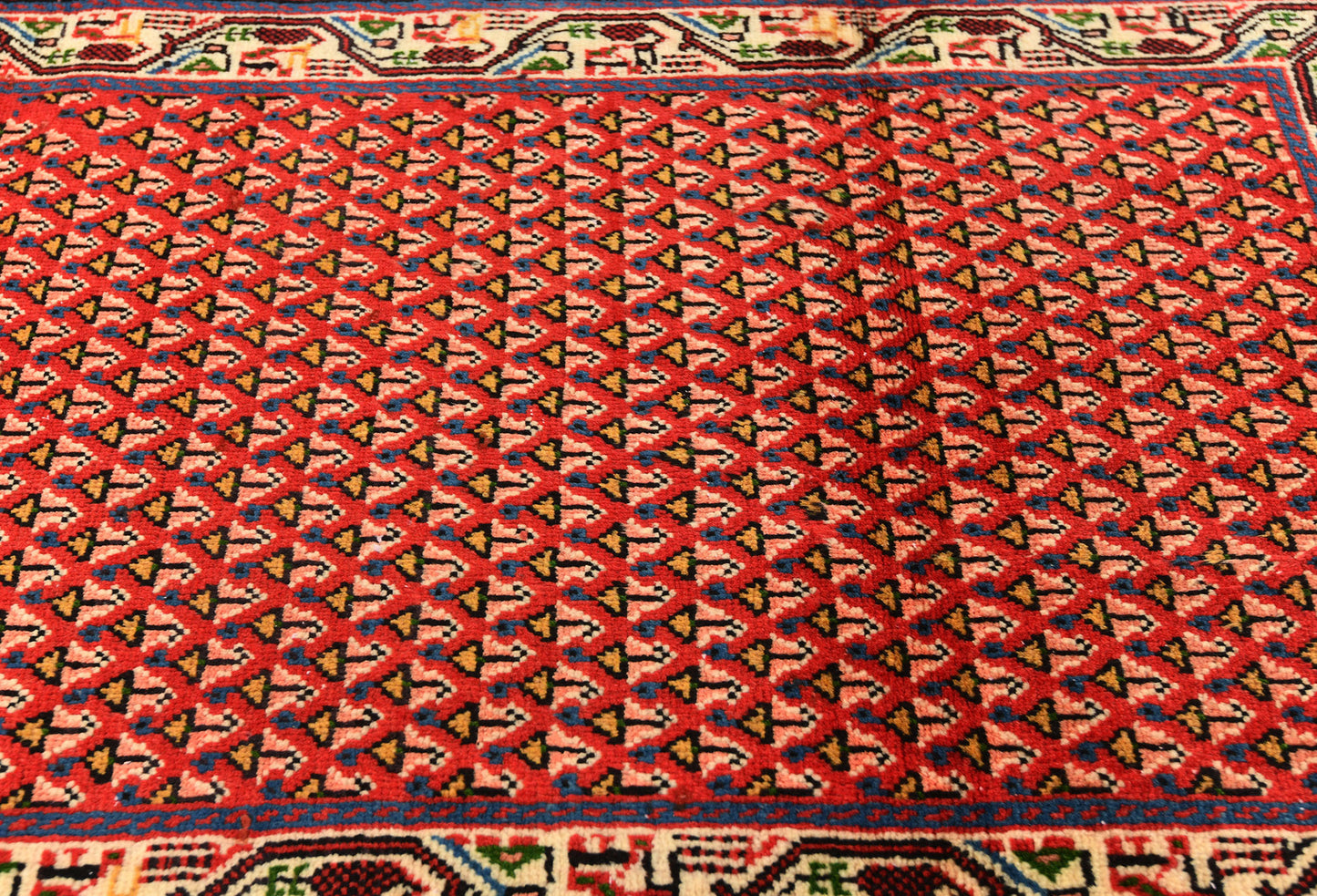 2X4 Ft Tribal Paisley Floral Design Oriental Rug
